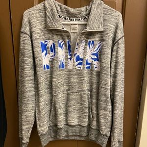 PINK quarter zip sweatshirt